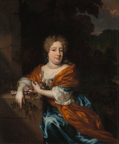 Portrait of Petronella Dunois, Nicolaes Maes, 1677 - 1685 Canvas Print