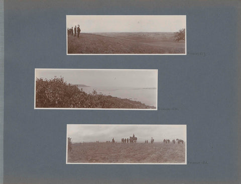 Cavalry in a field in France, anonymous, 1902 Canvas Print