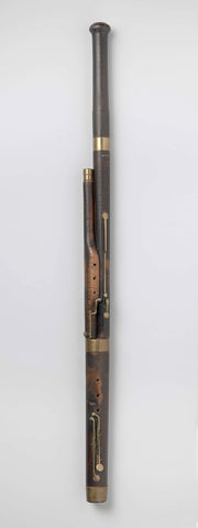 Bassoon, August Friedrich Andreas Knochenhauer, c. 1855 Canvas Print