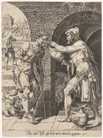 Dorstigen laven, Dirck Volckertsz. Coornhert, 1552 Canvas Print