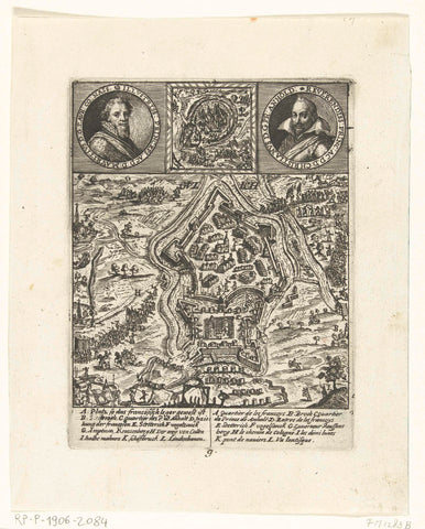 Inname van Gulik, 1610, Crispijn van de Passe (I) (possibly), 1610 Canvas Print