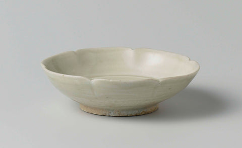 Bowl with six-lobed side, anonymous, c. 960 - c. 1279 Canvas Print