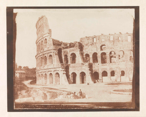 Colosseum te Rome, Calvert Richard Jones (attributed to), 1846 Canvas Print