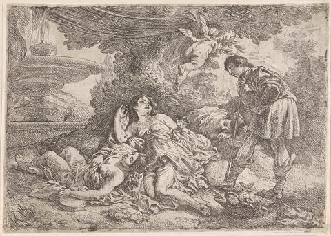 Cimone in Ifigenia, Cornelis Schut (I), 1618 - 1655 Canvas Print