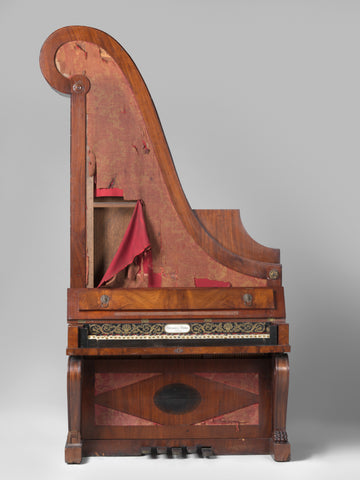 Giraffe piano, Müller brothers, c. 1820 - c. 1830 Canvas Print