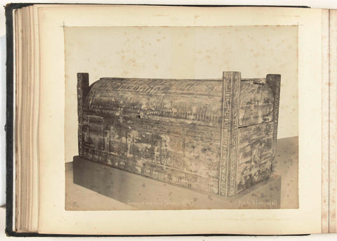 Painted sarcophagus, G. Lekegian & Co., c. 1880 - c. 1900 Canvas Print