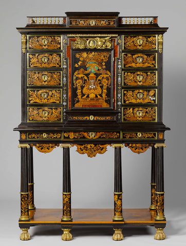 Cabinet, André-Charles Boulle (attributed to), c. 1670 - c. 1675 Canvas Print