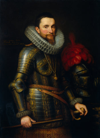 Portrait of Ambrogio Spinola, Michiel Jansz van Mierevelt, 1609 Canvas Print