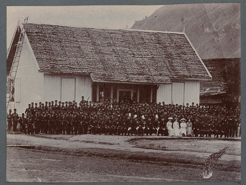 Group photo of soldiers, anonymous, 1903 - 1913 Canvas Print