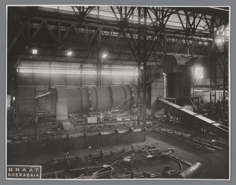 Sugar drying plant, anonymous, 1932 Canvas Print