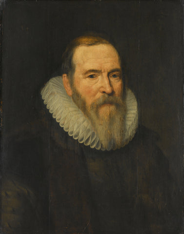 Portrait of Johan van Oldenbarnevelt, Michiel Jansz van Mierevelt (workshop of), in or after c. 1616 Canvas Print