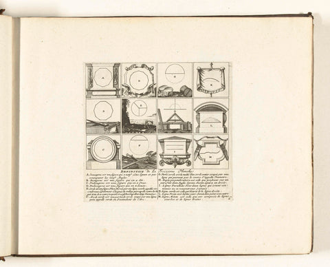 Third plate with figures in the fortification, 1726, anonymous, 1726 Canvas Print