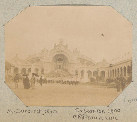 Palais de l'électricité and the Château d'Eau at the 1900 World's Fair in Paris, M. Ducouret, 1900 Canvas Print