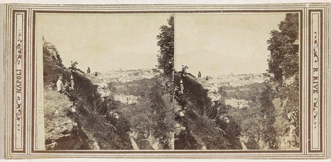 View of Sorrento, Roberto Rive, c. 1864 Canvas Print