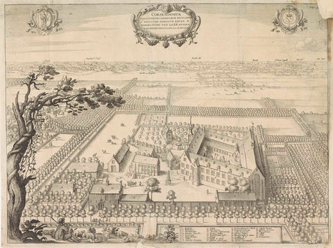 Priory Corsendonk in Turnhout, Lucas Vorsterman (II), 1671 Canvas Print