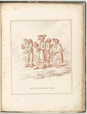 Comité van de Vivres en Noodwendigheden, 1795, James Gillray (possibly), 1795 Canvas Print