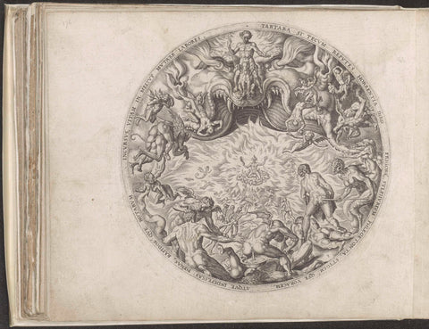 Hell, Philips Galle, 1569 Canvas Print