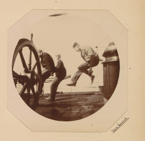 Shots in Amsterdam, Warnemünde, and Warnsborn, Willem Frederik Piek Jr. (attributed to), 1889 - 1893 Canvas Print