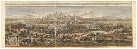 Bombardment of Geldern, 1703, Jan van Huchtenburg, 1703 Canvas Print