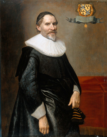 Portrait of François van Aerssen, Lord of Sommelsdijk, De Plaat and Spijk, Michiel Jansz van Mierevelt, 1636 Canvas Print