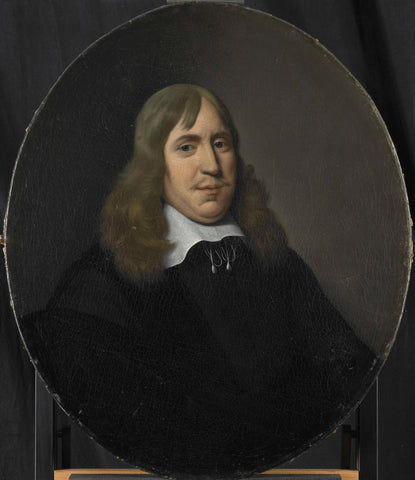 Portrait of Willem Hartigsvelt, Director of the Rotterdam Chamber of the Dutch East India Company, elected 1657, Pieter van der Werff, 1695 - 1722 Canvas Print