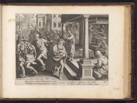 Paul and the Spirit Charmers of Ephesus, anonymous, 1646 Canvas Print