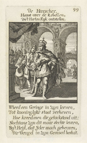 Heerser, Jan Luyken, 1694 Canvas Print