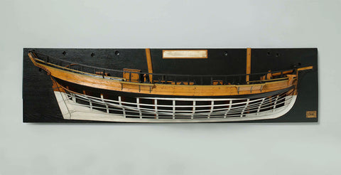 Half Model of a Schooner, anonymous, c. 1799 Canvas Print