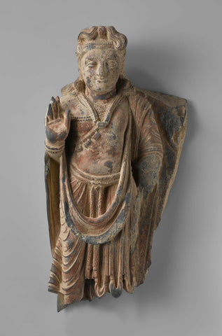 The bodhisattva Maitreya, anonymous, c. 200 - c. 300 Canvas Print