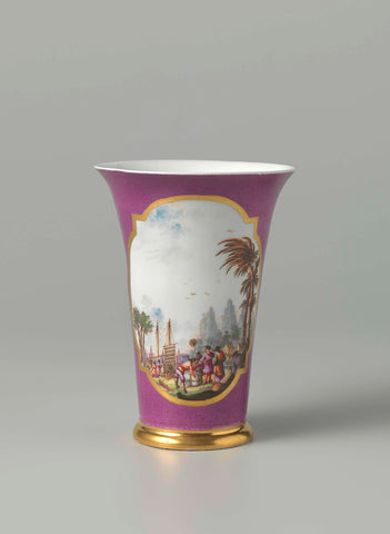 Vase, Meissen porcelain manufactory, c. 1735 Canvas Print