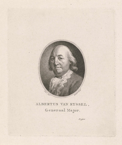 Portrait of Albert van Ryssel, Jan Kobell (I), 1787 - 1833 Canvas Print