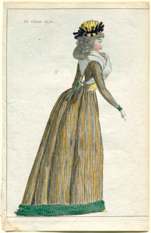 Fashion News, A.B. Duhamel (possibly), 1792 Canvas Print