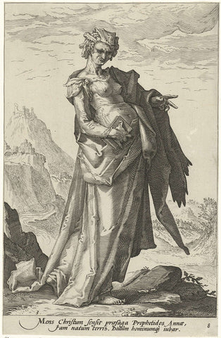 Hannah, Jacob Matham (attributed to), 1601 - 1652 Canvas Print