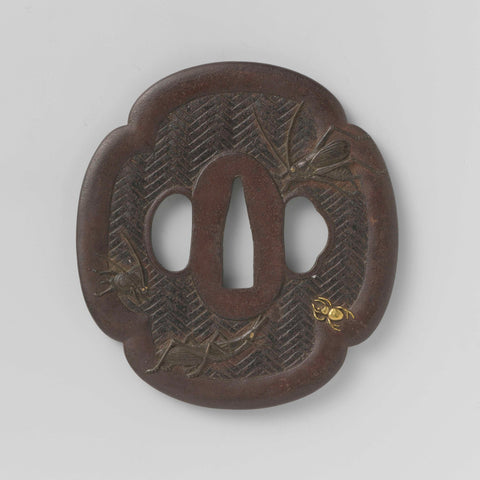 Handguard, Iwamoto Konkan, 1750 - 1850 Canvas Print