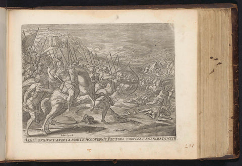 Victory over the Assyrians, anonymous, Jan Snellinck (I), 1646 Canvas Print