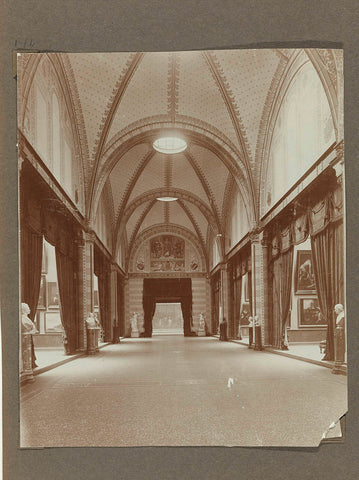Hall of Fame seen after the RembrandtZaal in 1898, 1898 Canvas Print