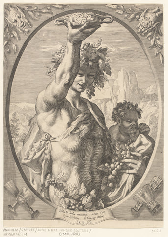 Bacchus, anonymous (rejected attribution), c. 1841 Canvas Print