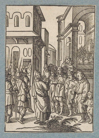 Paul proclaims the doctrine of Christ in Rome, Christopher of Shechem (II), in or after 1629 - in or before 1646 Canvas Print