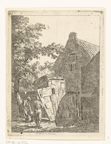 In Overveen near Haarlem, Hermanus van Brussel, c. 1800 - in or before 1810 Canvas Print