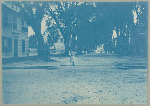 Heerenstraat, Paramaribo, Hendrik Doijer (attributed to), 1906 - 1913 Canvas Print