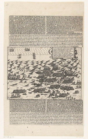 The Battle of Nieuwpoort, 1600 (sheet 4), Lambert Cornelisz. (attributed to), 1600 - 1649 Canvas Print