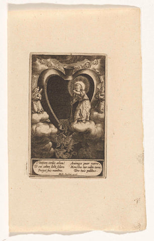 The sacred heart is wiped clean, anonymous, c. 1630 - c. 1650 Canvas Print