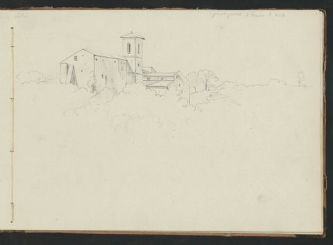 View of Sutri, Abraham Teerlink, c. 1808 - c. 1857 Canvas Print