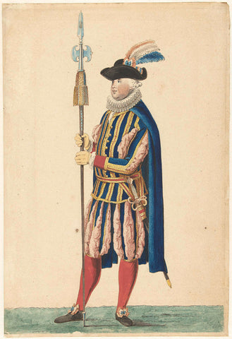 One of the Cent Suisses, Isaac Lodewijk la Fargue of Nieuwland, 1766 Canvas Print