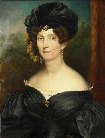 Petronella de Lange (1779-1835), Wife of Jonkheer Theodorus Frederik van Capellen, Jacob Joseph Eeckhout, 1835 Canvas Print