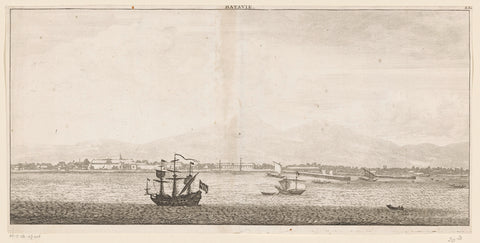 View of Batavia, anonymous, 1714 Canvas Print