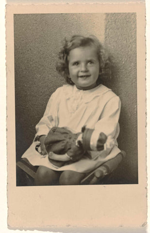 Isabel Wachenheimer on the front of a birthday card to Hermann Zürndorfer, 26 August 1930, Munich, anonymous, 1930 Canvas Print