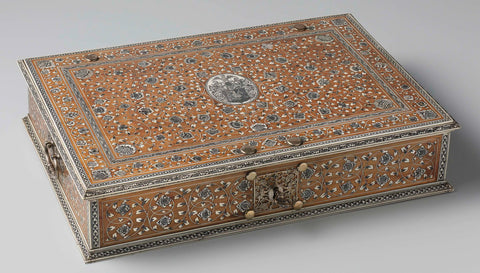 Document case, anonymous, anonymous (rejected attribution), c. 1740 Canvas Print