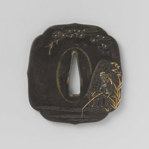 Handguard, Akimasa (possibly), 1800 - 1900 Canvas Print