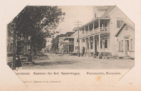 Office of the Colonial Railways, C. Kersten & Co., anonymous, 1900 - 1910 Canvas Print